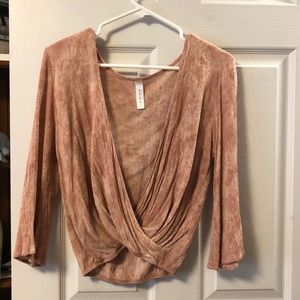 Pink boutique long sleeve shirt